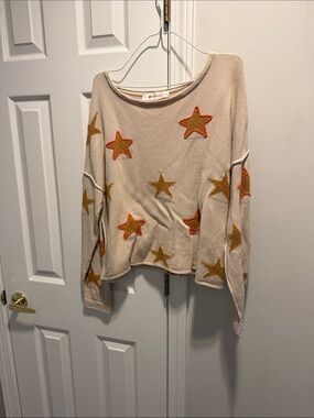 The Impeccable Pig Cream Ribbed Knit Top
